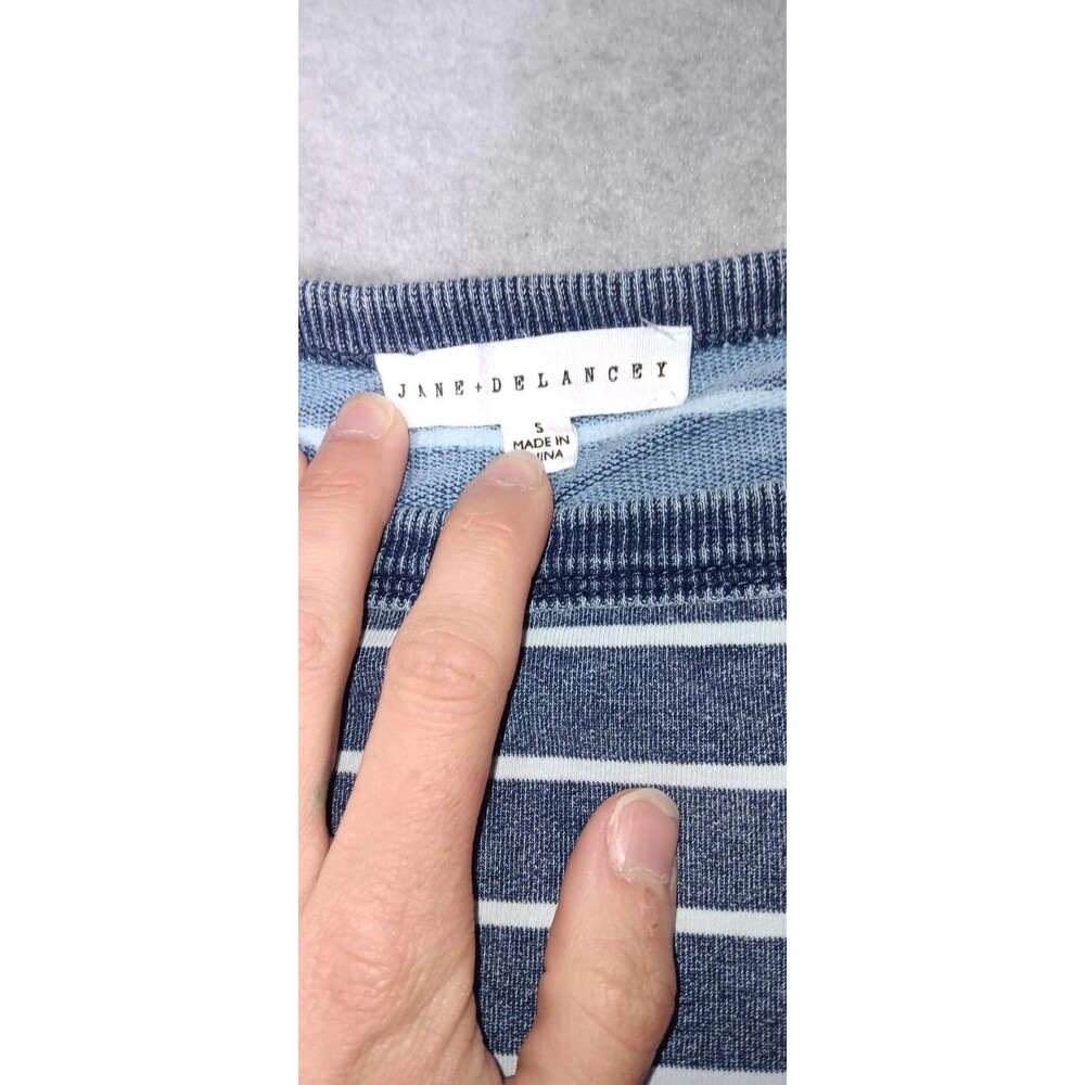 Jane And Delancey Pullover Tunic Womens Size Small Blue And White Stripes... - Picture 2 of 13